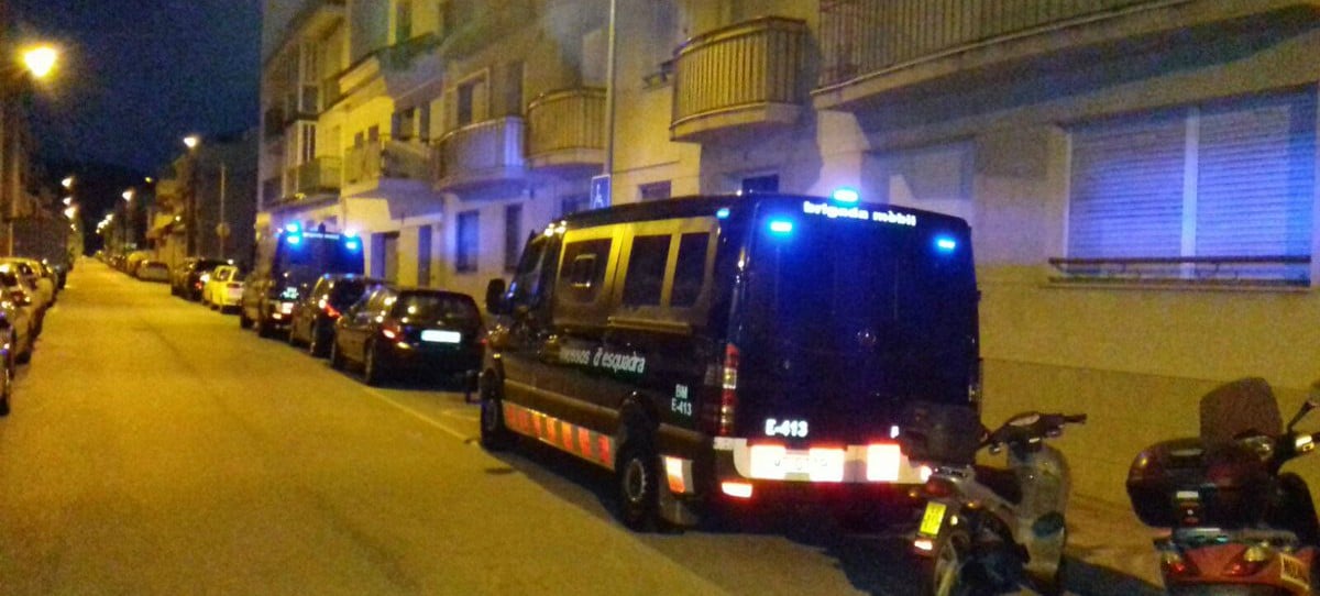 Operación antiyihadista de los Mossos en Sant Pere de Ribes