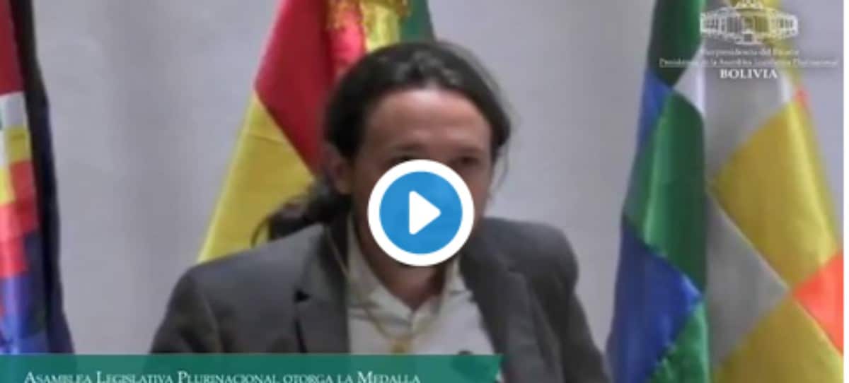 Pablo Iglesias defendiendo la independencia catalana, vasca y gallega frente a sus camaradas bolivarianos