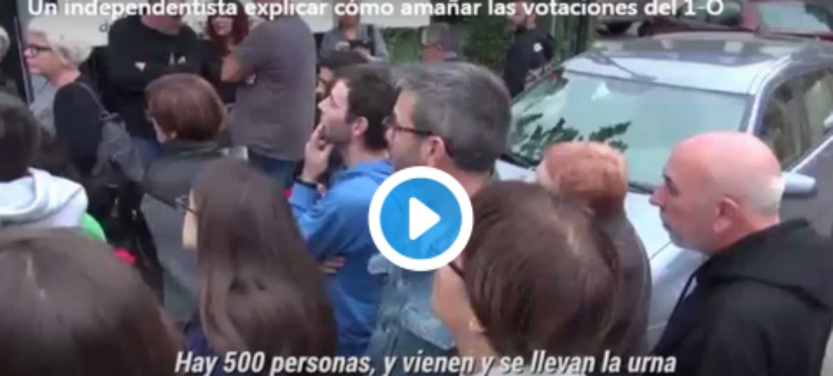 Vídeo que demuestra que los independentistas amañaron el recuento de votos del 1-O
