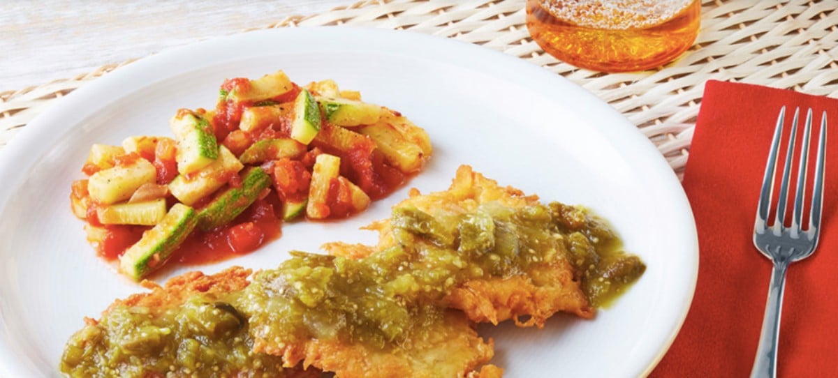 Receta Tortitas De Pollo En Salsa Verde 4140