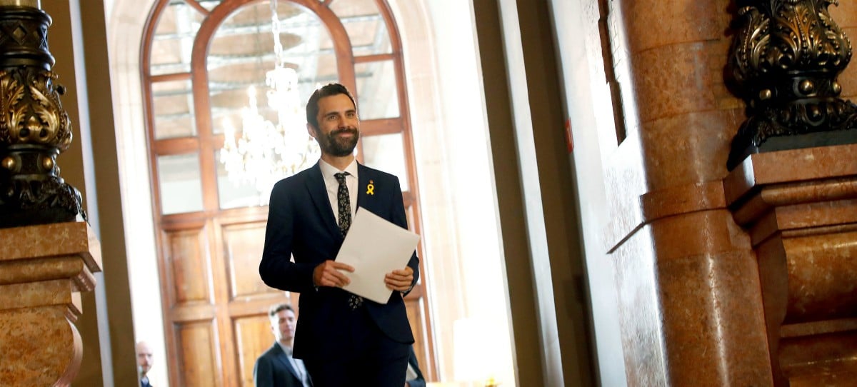 El nuevo president del Parlament lleva 18 años cobrando del Estado español