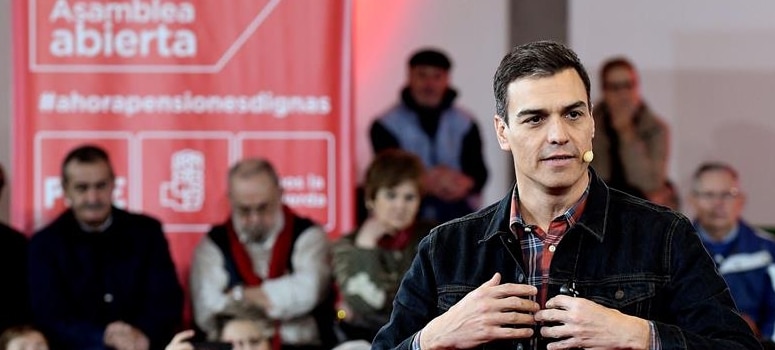 El PSOE, el único que ha congelado las pensiones, se ofrece ahora como garante