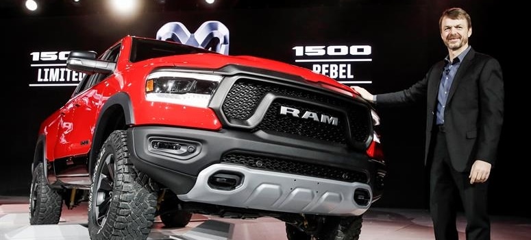 La nueva 'pick up' Ram 1500 de Fiat Chrysler se presentan Detroit