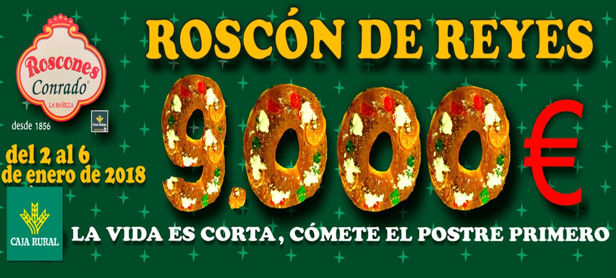 El premio escondido en un roscón de Reyes: 9.000 euros