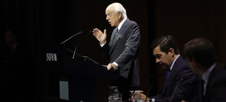Francisco González carga el caso BBVA-Villarejo ‘a alguna conducta individual de carácter irregular que yo  desconozco’