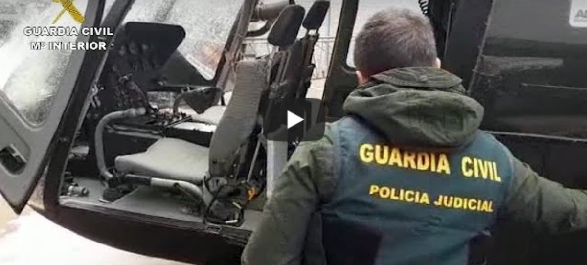 La Guardia Civil desarticula una organización de narcos con helicópteros y pilotos exmilitares serbios
