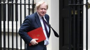 Primer ministro británico Boris Johnson