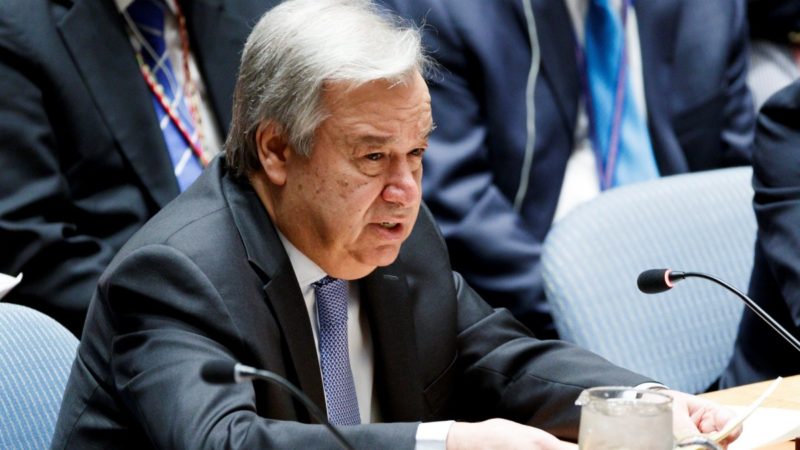 El socialista Guterres, secretario general de la ONU, califica de ‘inmorales’ a las energéticas y critica ‘su codicia grotesca’