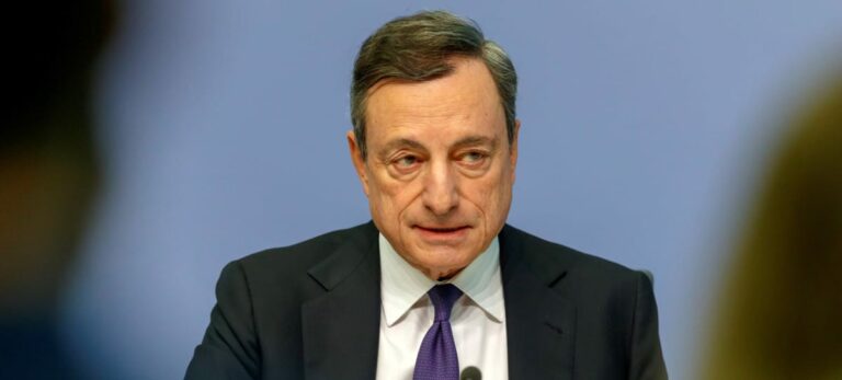 Mario Draghi, presidente del BCE