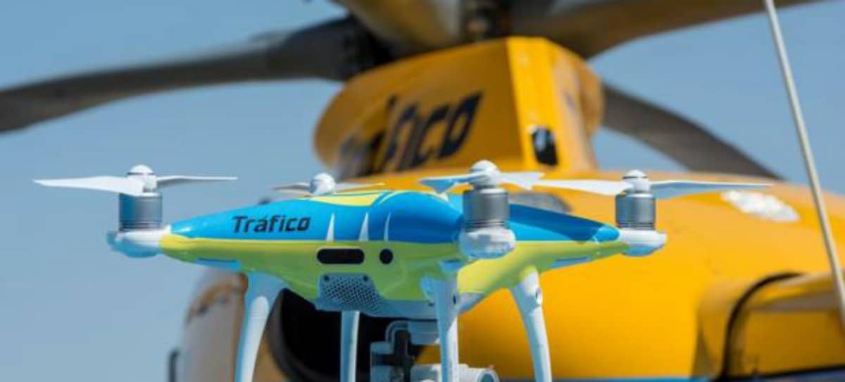 Tráfico pondrá a prueba este puente drones para vigilar 7,4 millones de viajes