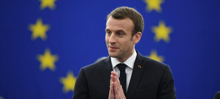 El presidente francés, Emmanuel Macron