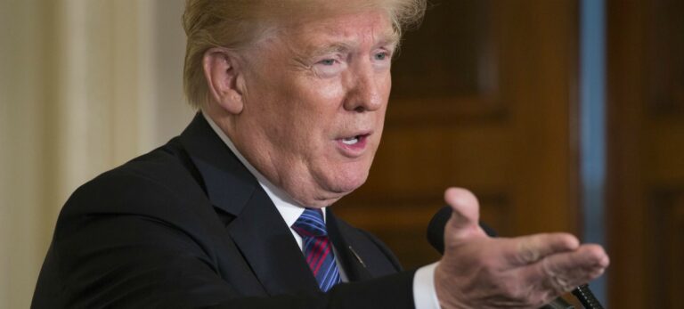 El presidente estadounidense Donald J. Trump