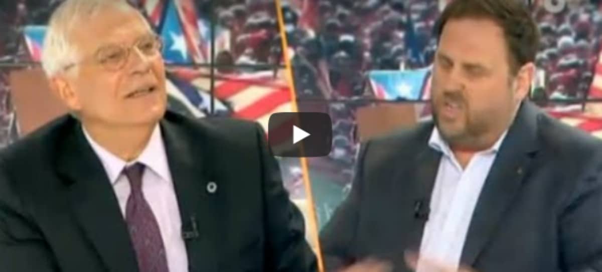 Vídeo viral de cuando Borrell ridiculizó a Junqueras en televisión
