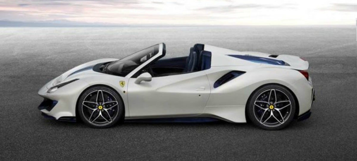 Ferrari presenta en California su descapotable número 50, el 488 Pista Spider