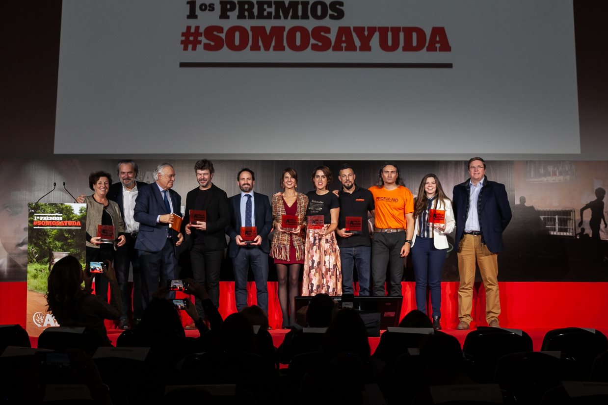 Ayuda en Acción celebra la primera edición de los premios #SomosAyuda