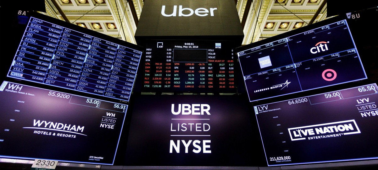 Uber pierde más de 8.500 millones de dólares pero sube en Wall Street