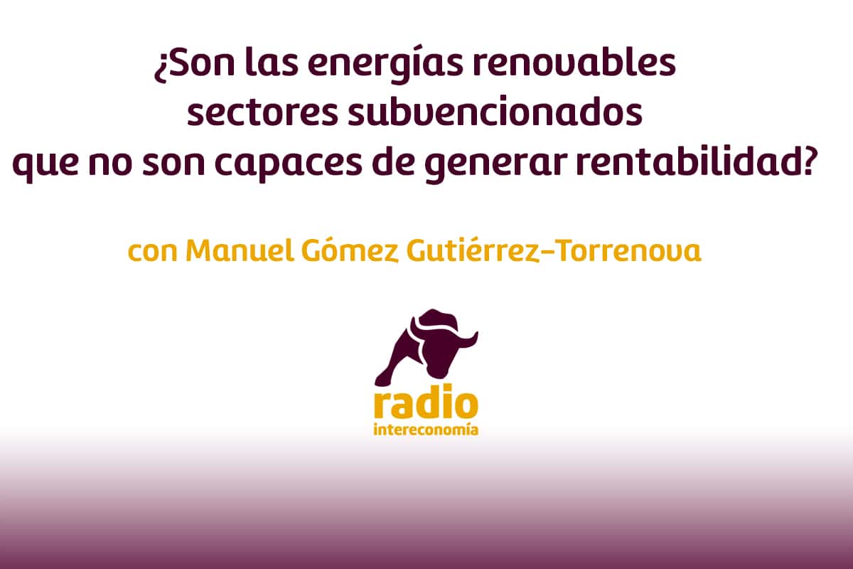 ¿Son las energías renovables sectores subvencionados que no son capaces de generar rentabilidad?