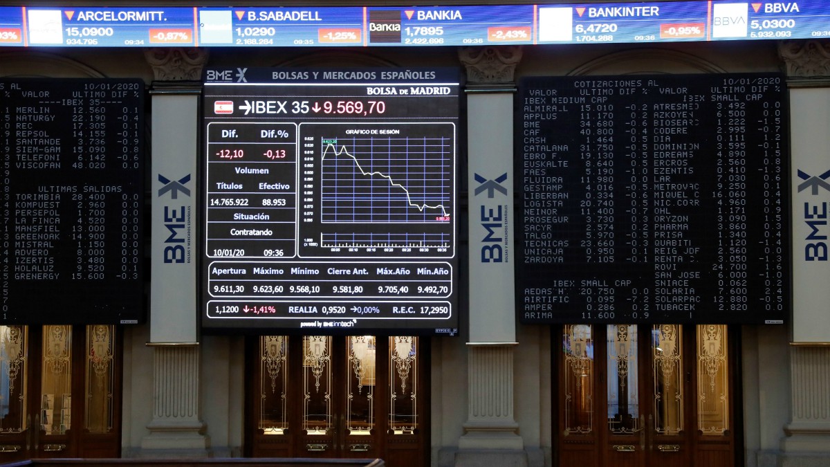 Semana de ventas en la Bolsa con caída de más del 3% en el IBEX 35