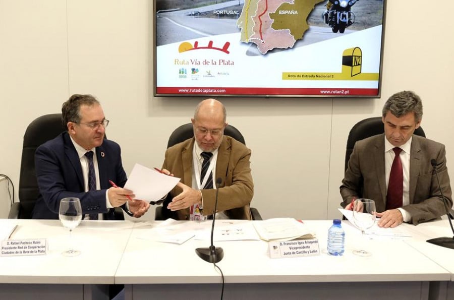 La Comunidad hará promoción conjunta con la Vía de la Plata y municipios portugueses
