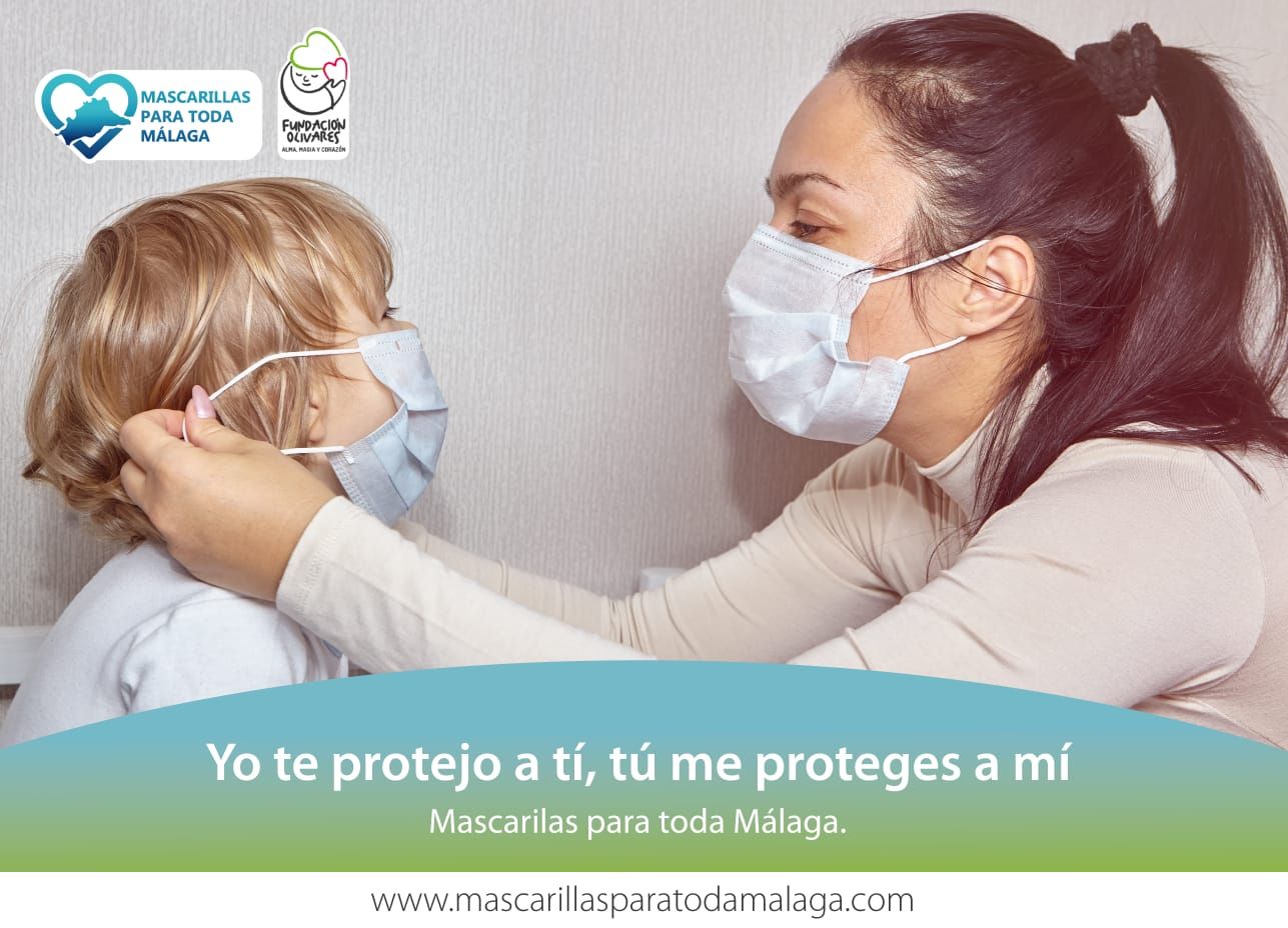 La Fundación Olivares repartirá 1,8 millones de mascarillas entre los ciudadanos de la provincia de Málaga