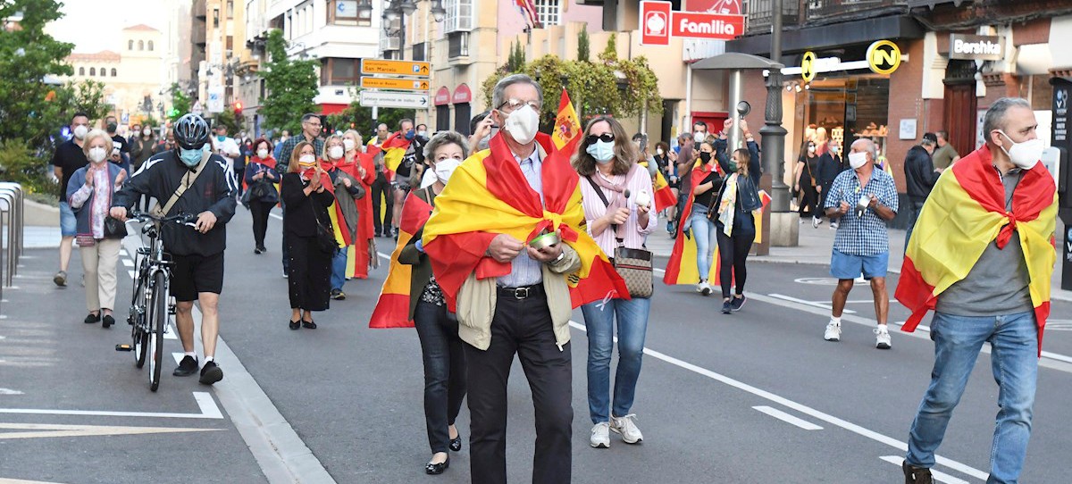 Nueve días ya de caceroladas y protestas contra el Gobierno en Madrid