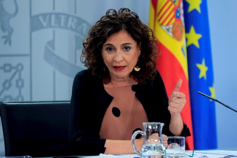 La ministra de Hacienda y portavoz del Gobierno, María Jesús Montero.