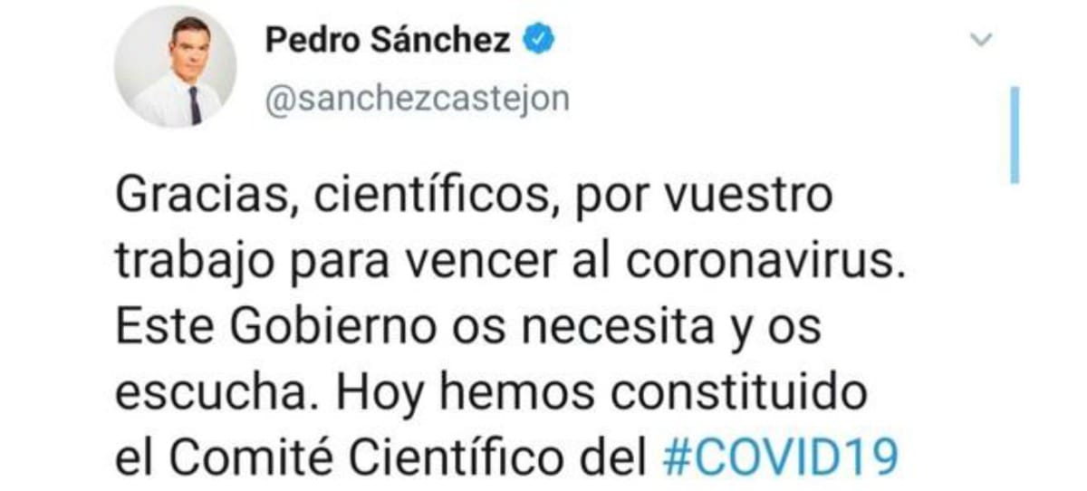 El Comité de Expertos que Sánchez anunció a bombo y platillo y que nunca existió