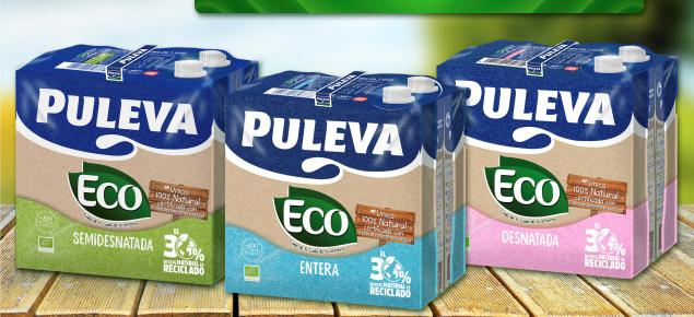 Puleva incorpora nuevos embalajes más sostenibles con 30% de plástico reciclado