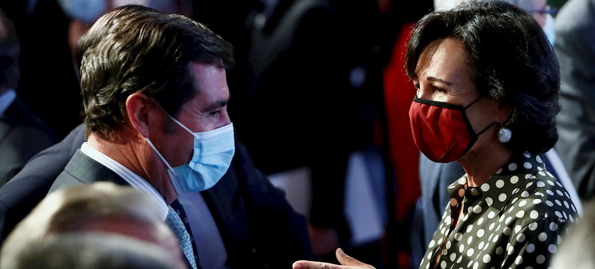 Botín pide que los fondos europeos se inviertan en el ‘ladrillo’ para generar empleo ya