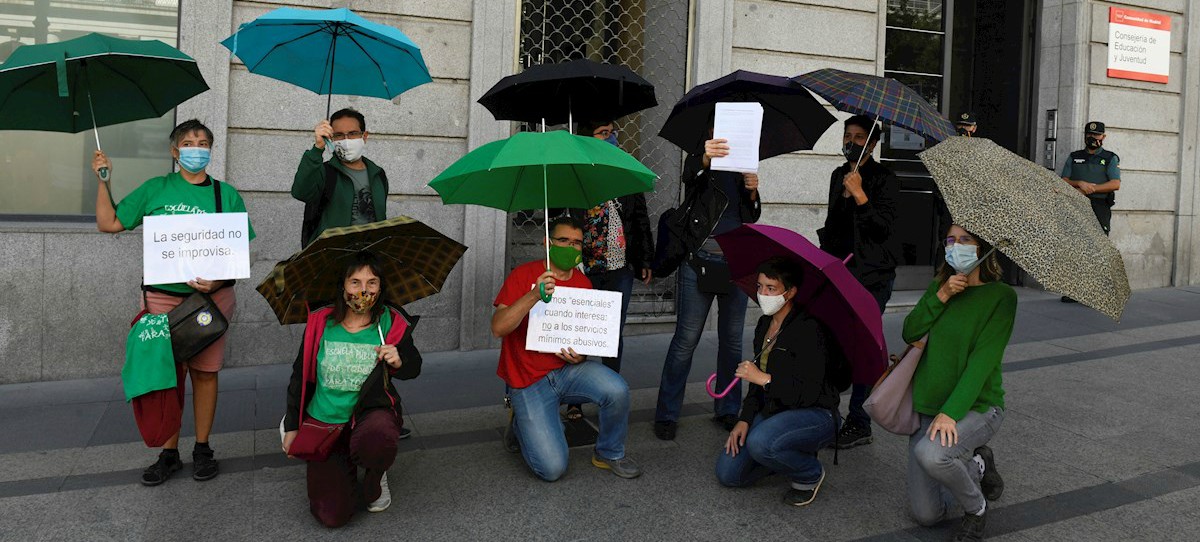 Los sindicatos de enseñanza de izquierda solo hacen huelga en Madrid y con un estrepitoso fracaso