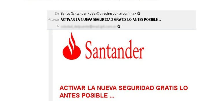 Bankia y Banco Santander, víctimas de correos fraudulentos