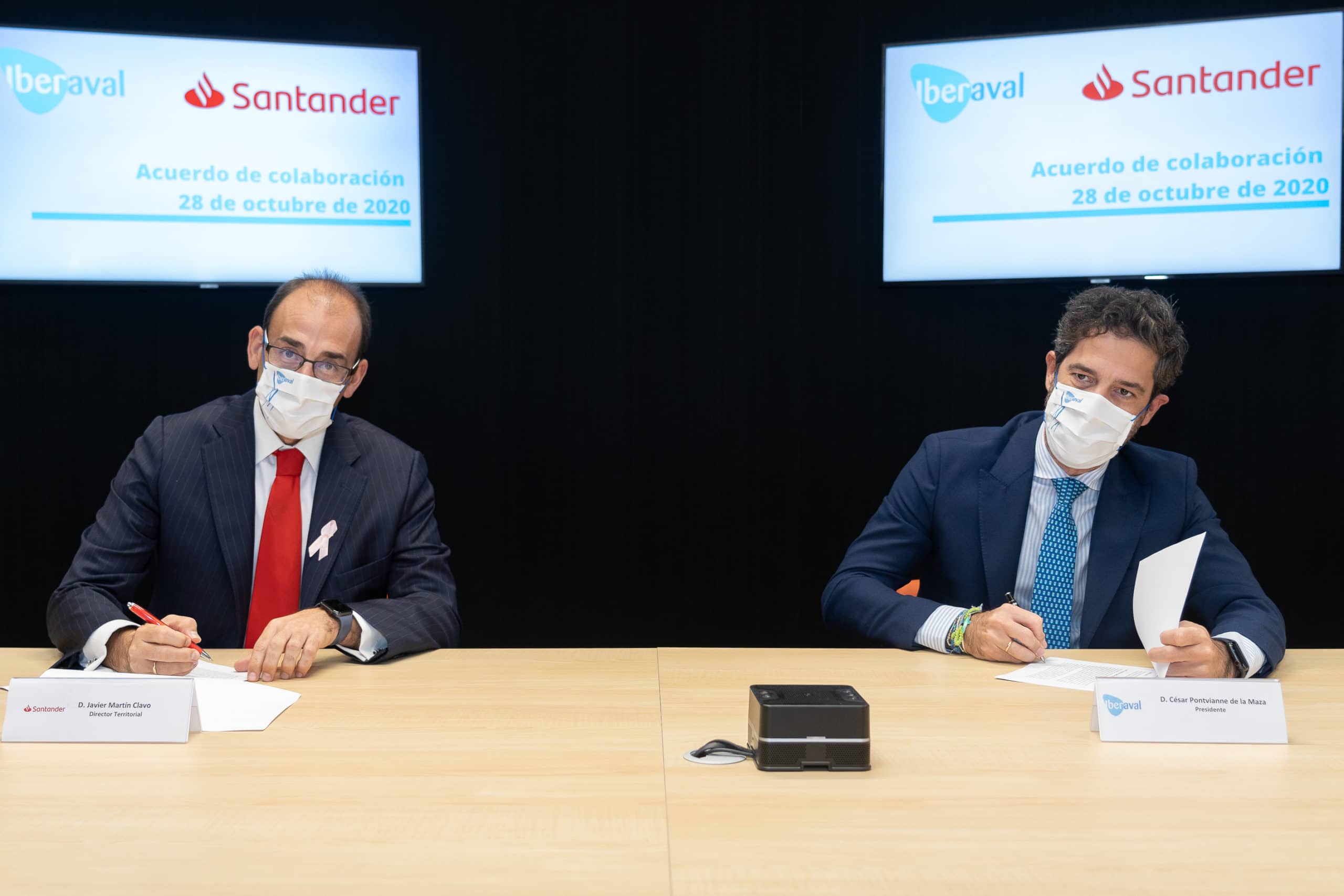 Iberaval y Banco Santander financian 100 millones para apoyar a las pymes en plena pandemia