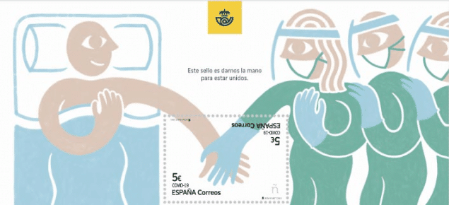 Correos lanza un sello para dar las gracias a los héroes de la lucha contra el COVID-19