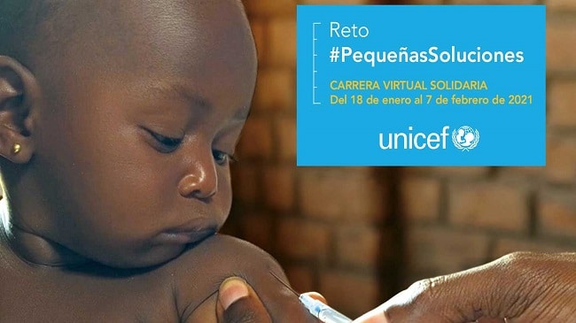 UNICEF España presenta a las empresas una carrera virtual solidaria a favor de la vacunación infantil