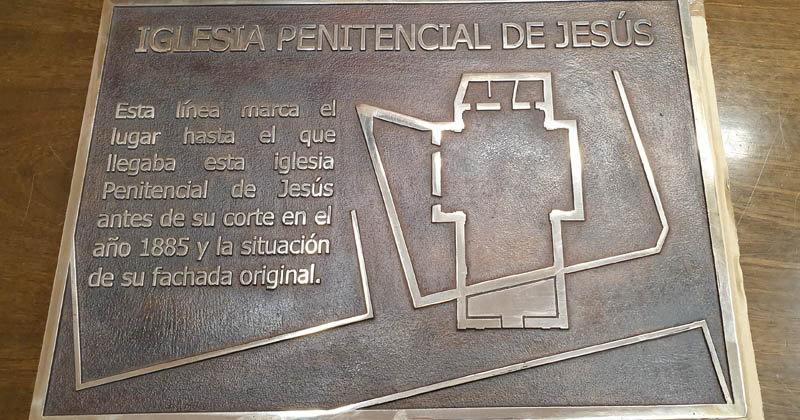 Una placa conmemorativa explicará el trazado original del templo del Nazareno de Valladolid