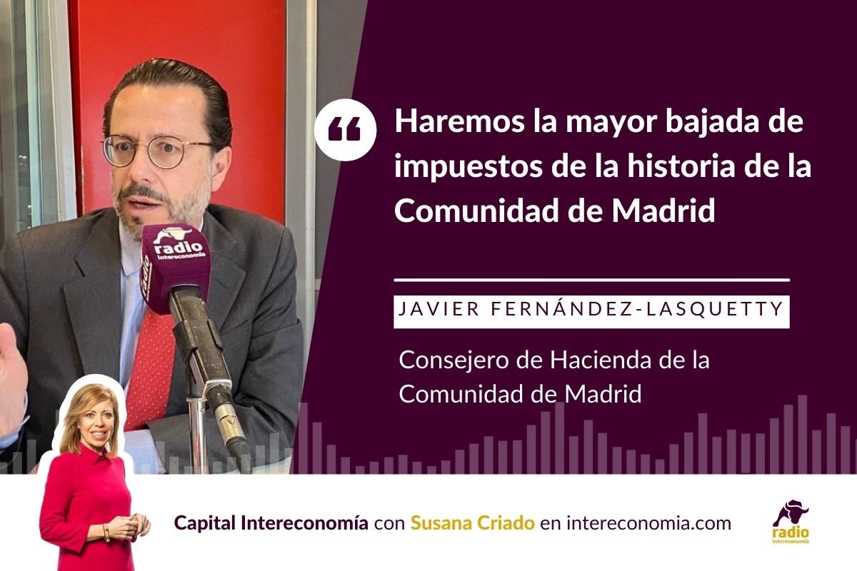 Fernández-Lasquetty: ‘Haremos la mayor bajada de impuestos de la historia de la Comunidad de Madrid’