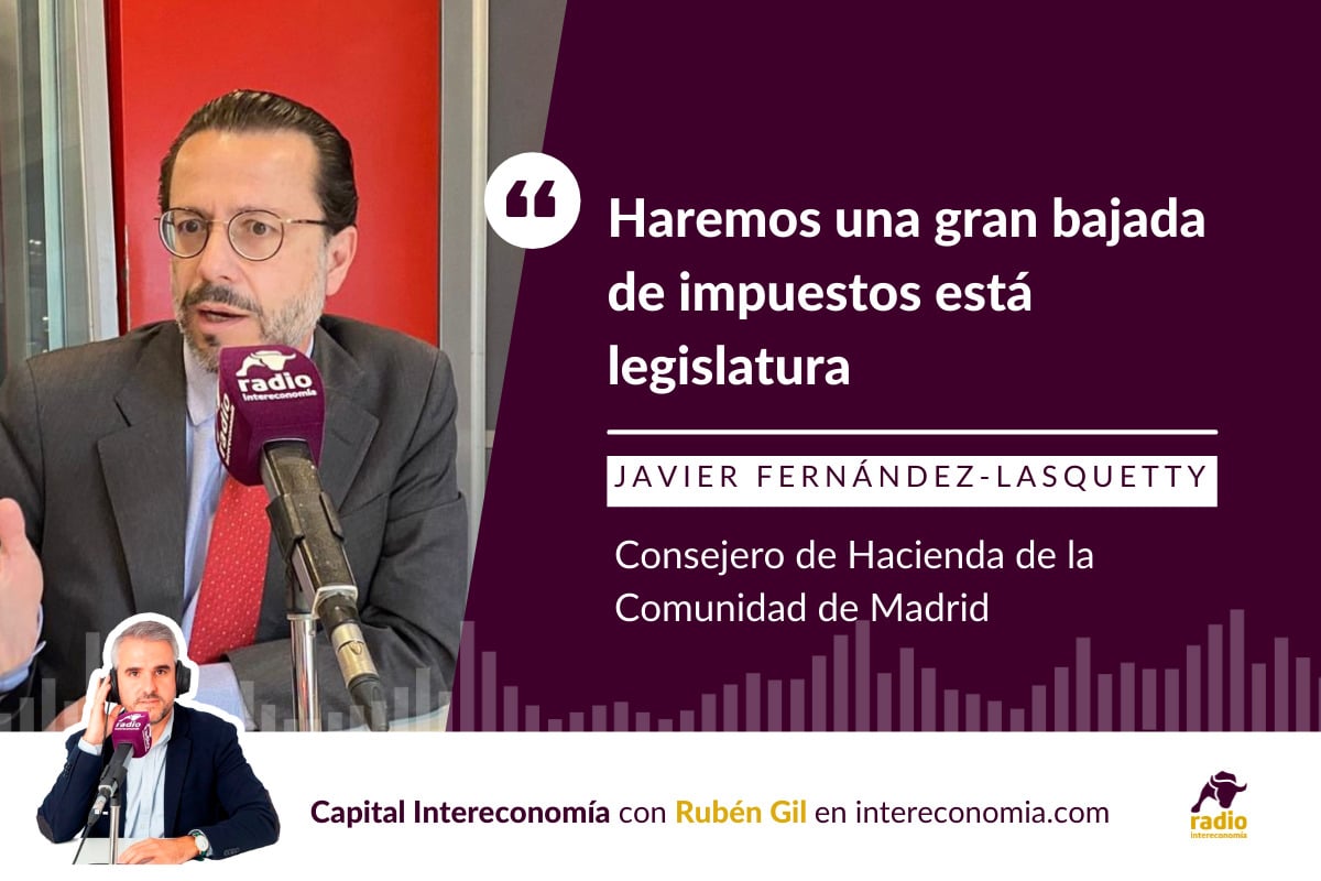 Javier Fernández Lasquetty: «Madrid hará una gran bajada de impuestos en esta legislatura»