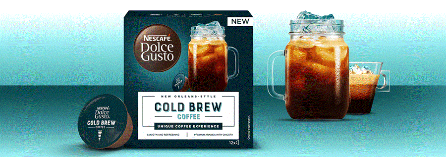 Disfruta de tu café frío con las cápsulas Cold Brew de Nescafé Dolce Gusto