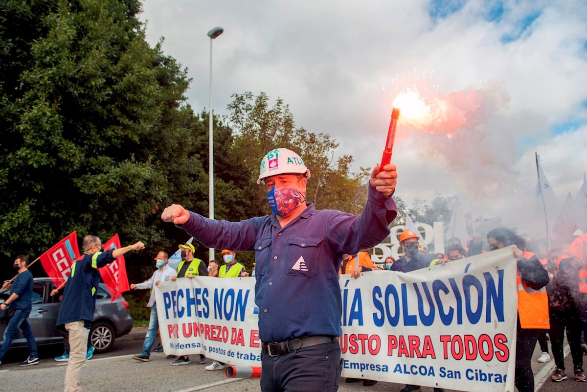 Los trabajadores de Alcoa: dependemos de que el Gobierno haga su trabajo