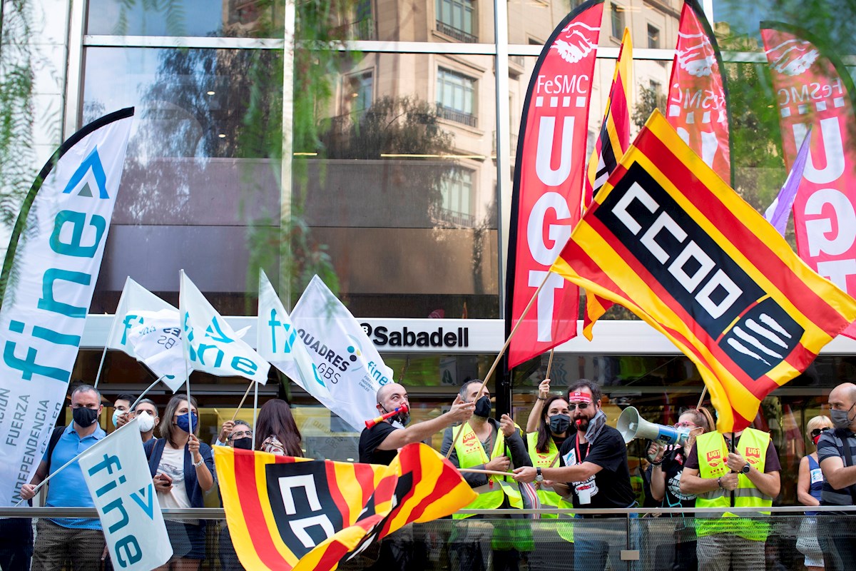 ERE Banco Sabadell: el banco rebaja en 115, a 1.605, los afectados
