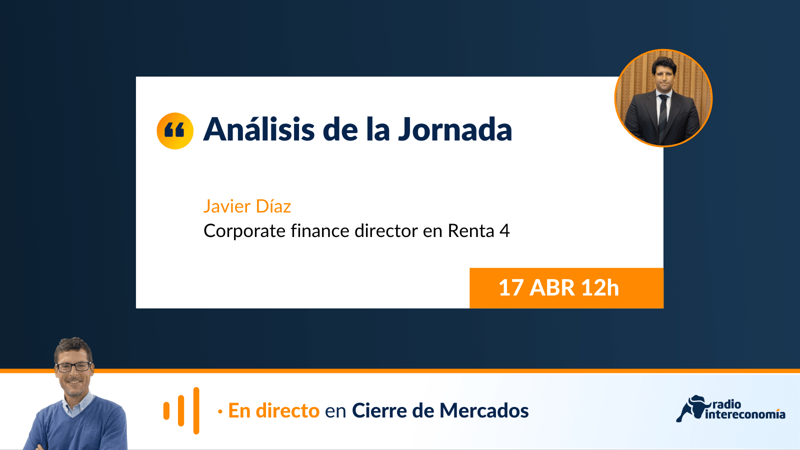 Análisis con Javier Díaz, Renta 4