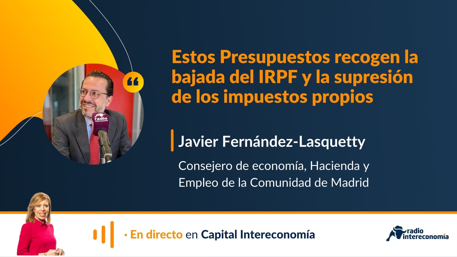Javier Fernández-Lasquetty: «Creo que terminaremos con déficit 0 por segundo año consecutivo»