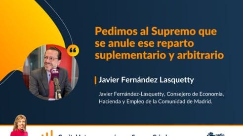 Javier Fernández-Lasquetty: «Queremos que los fondos se canalicen de forma ordenada y a través de unos criterios»