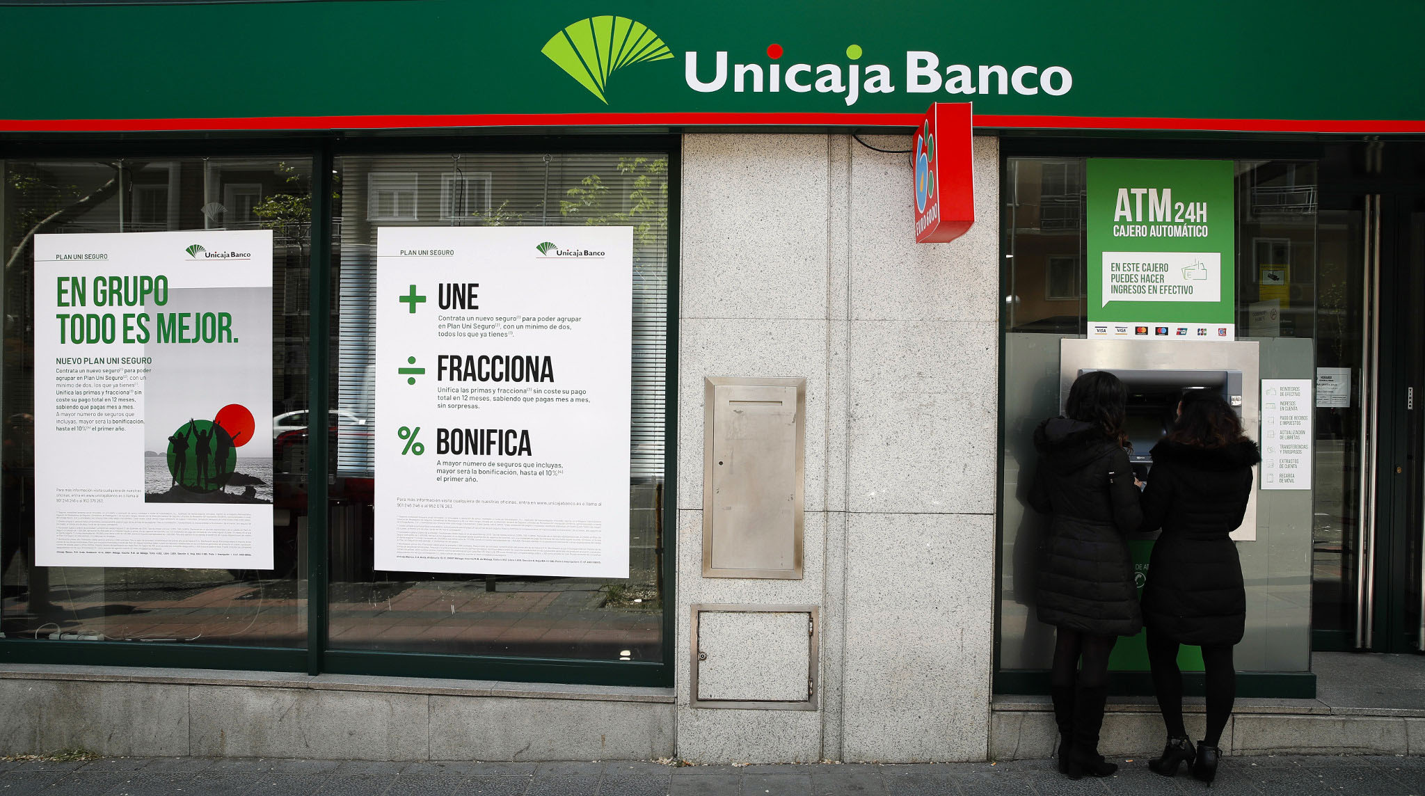Unicaja Banco ganó 137 millones en 2021, un 47% más