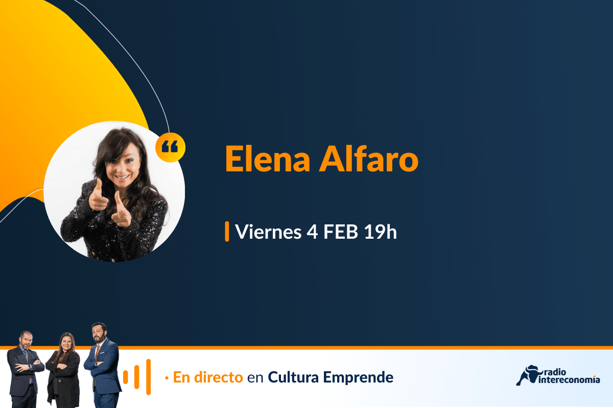 Elena Alfaro estará en Cultura Emprende el viernes 4 de febrero