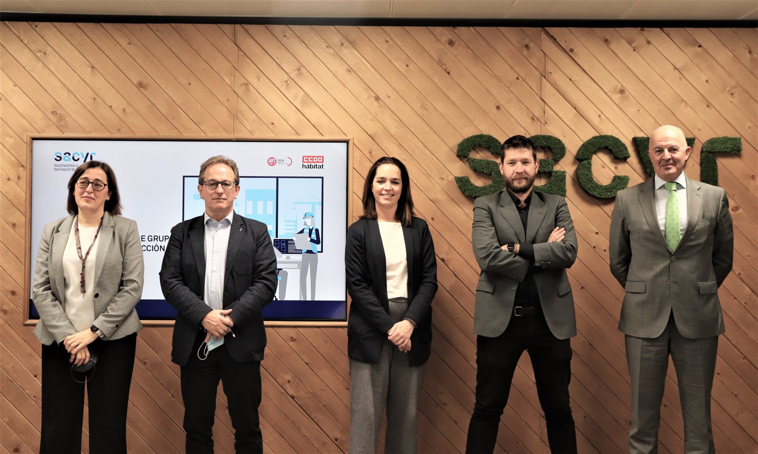 Sacyr Ingeniería e Infraestructuras firma con UGT y CCOO la renovación de su Plan de Igualdad
