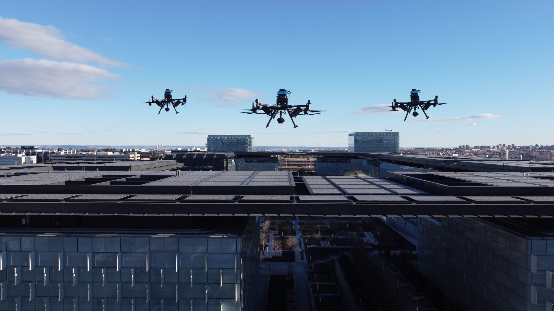 Telefónica lanza una flota de drones para reforzar la seguridad en empresas