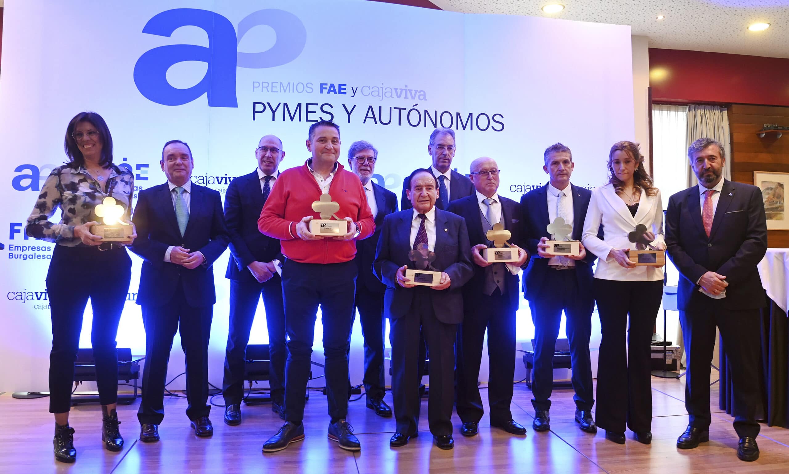 Seis empresas burgalesas reciben los premios Pyme otorgados por FAE y Cajaviva Caja Rural