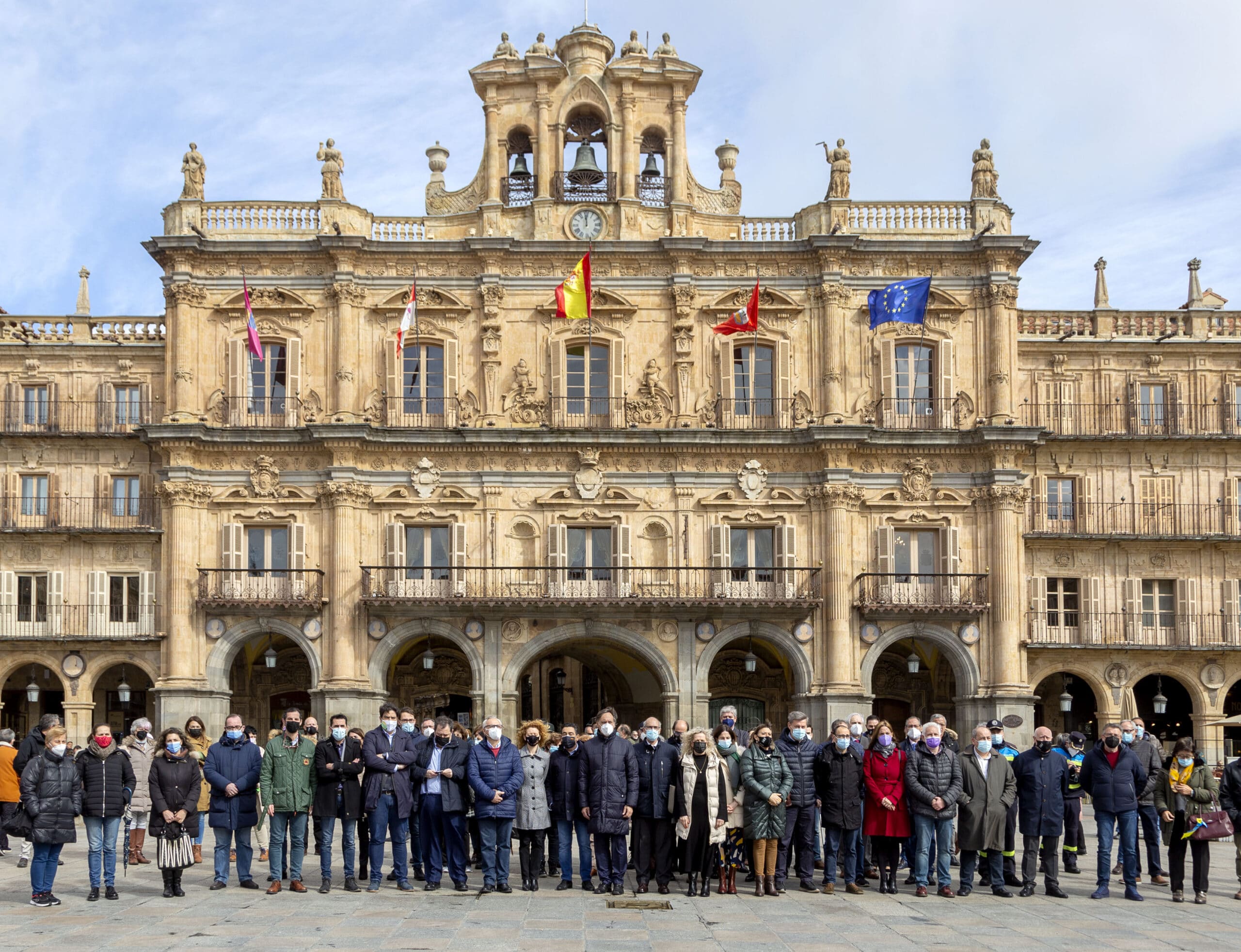 Salamanca recuerda a las víctimas del terrorismo en el aniversario del 11-M