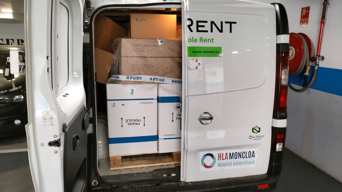 HLA Moncloa dona material sanitario y de primera necesidad a Ucrania